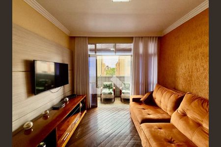 Sala de apartamento à venda com 4 quartos, 107m² em Caiçara-Adelaide, Belo Horizonte