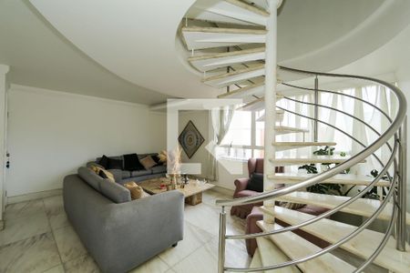 SALA de apartamento para alugar com 5 quartos, 413m² em Grajaú, Belo Horizonte