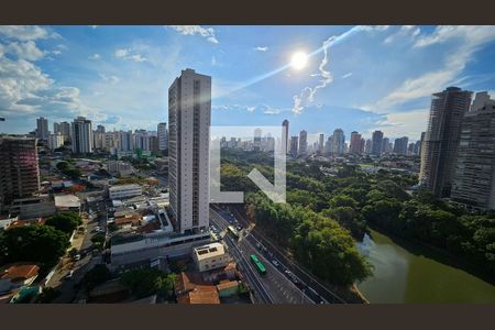 Vista da Sala/Cozinha de apartamento para alugar com 2 quartos, 75m² em Setor Pedro Ludovico, Goiânia