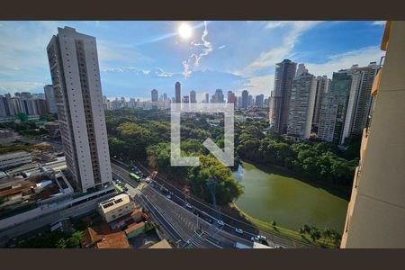 Vista da Sala/Cozinha de apartamento para alugar com 2 quartos, 75m² em Setor Pedro Ludovico, Goiânia