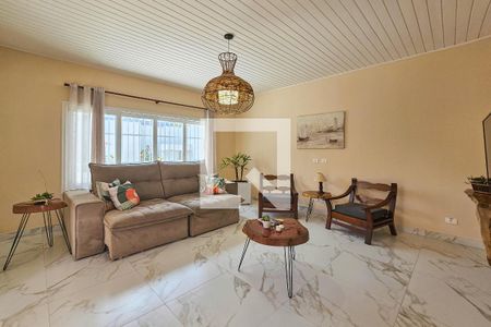 Sala de casa para alugar com 3 quartos, 150m² em Jardim Virgínia, Guarujá