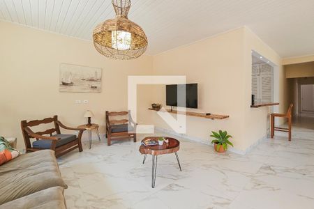 Sala de casa para alugar com 3 quartos, 150m² em Jardim Virgínia, Guarujá