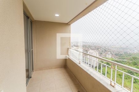 Varanda da Sala de apartamento à venda com 3 quartos, 96m² em Nova Vista, Belo Horizonte