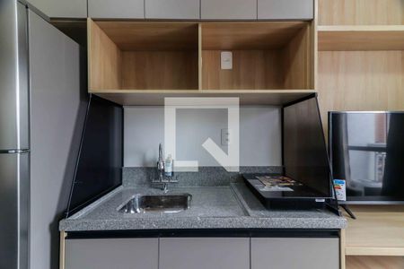 Sala/Cozinha de kitnet/studio para alugar com 1 quarto, 27m² em Vila Butantã, São Paulo