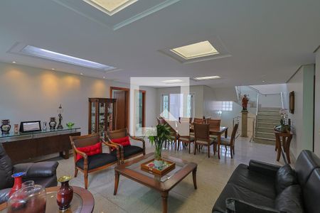 Sala de casa de condomínio à venda com 4 quartos, 405m² em Planalto, Belo Horizonte