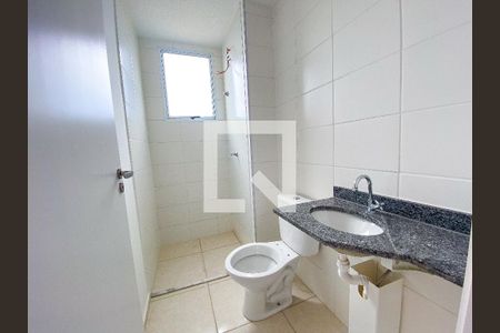 Banheiro Social de apartamento à venda com 2 quartos, 53m² em Novo Riacho, Contagem