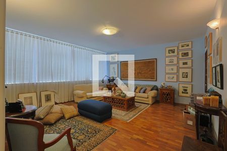 Sala de apartamento à venda com 4 quartos, 180m² em Savassi, Belo Horizonte