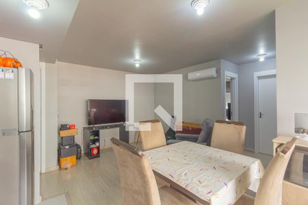 Sala/Cozinha de apartamento à venda com 2 quartos, 58m² em Fátima, Canoas