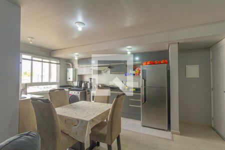 Sala/Cozinha de apartamento à venda com 2 quartos, 58m² em Fátima, Canoas