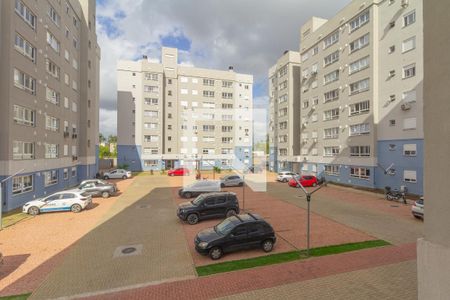 Vista da Sala/Cozinha de apartamento à venda com 2 quartos, 58m² em Fátima, Canoas