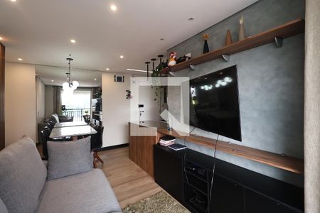 Sala de apartamento à venda com 2 quartos, 55m² em Jardim, Santo André