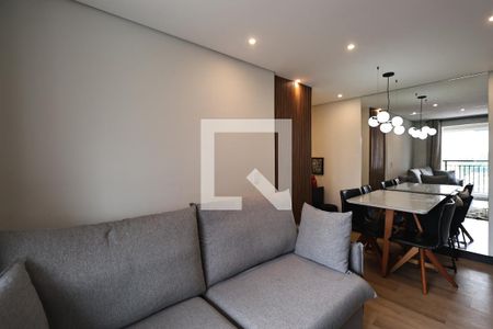 Sala de apartamento à venda com 2 quartos, 55m² em Jardim, Santo André