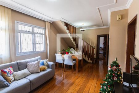 Sala 1 de apartamento à venda com 3 quartos, 191m² em Silveira, Belo Horizonte