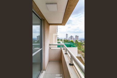 Varanda da Sala de apartamento para alugar com 2 quartos, 68m² em Vila da Serra, Nova Lima