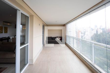 Varanda da Sala 1 de apartamento para alugar com 4 quartos, 201m² em Panamby, São Paulo