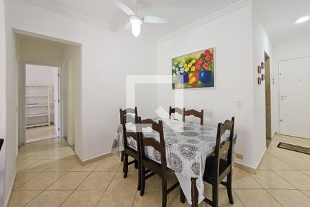 Sala de apartamento para alugar com 3 quartos, 90m² em Jardim Belmar, Guarujá