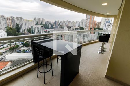 Varanda gourmet de apartamento à venda com 4 quartos, 180m² em Panamby, São Paulo