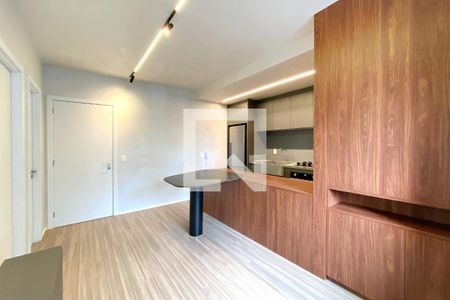 Sala de apartamento para alugar com 1 quarto, 45m² em Vila da Serra, Nova Lima