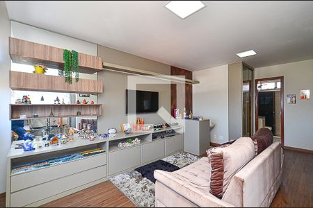 Sala Cobertura de apartamento à venda com 4 quartos, 180m² em Santa Ines, Belo Horizonte