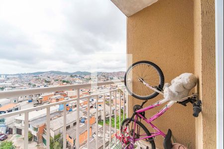 Varanda da Sala de apartamento para alugar com 2 quartos, 72m² em Jardim Santa Cristina, Santo André