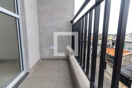 Varanda de kitnet/studio à venda com 1 quarto, 24m² em Parque Maria Luiza, São Paulo