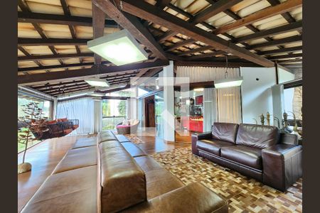 Varanda da Sala de casa de condomínio à venda com 7 quartos, 3000m² em Vila D’el Rey, Nova Lima