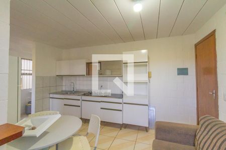 Sala/Cozinha de apartamento à venda com 2 quartos, 60m² em Estância Velha, Canoas