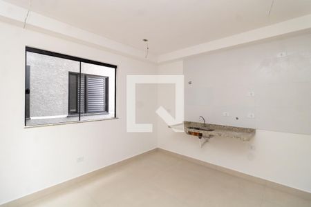 Sala/Cozinha de apartamento à venda com 1 quarto, 31m² em Vila Germinal, São Paulo