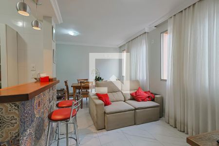 Sala de apartamento à venda com 3 quartos, 86m² em Cidade Nova, Belo Horizonte