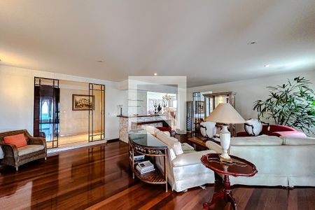 Sala de apartamento para alugar com 4 quartos, 375m² em Jardim Analia Franco, São Paulo