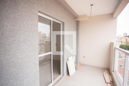 VARANDA E ÁREA DE SERVIÇO de kitnet/studio à venda com 1 quarto, 33m² em Vila Mariza Mazzei, São Paulo