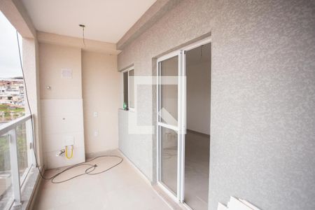 VARANDA E ÁREA DE SERVIÇO de kitnet/studio à venda com 1 quarto, 33m² em Vila Mariza Mazzei, São Paulo