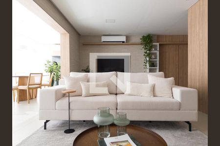 Sala de Estar de apartamento à venda com 3 quartos, 154m² em Jardim Caravelas, São Paulo