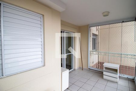 Varanda da Sala de apartamento à venda com 3 quartos, 77m² em Jardim Cláudia, São Paulo