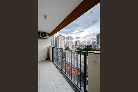 Varanda da Sala de kitnet/studio à venda com 1 quarto, 26m² em Mooca, São Paulo