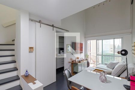 Sala de apartamento à venda com 1 quarto, 47m² em Moema, São Paulo
