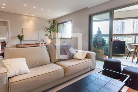 sala de apartamento à venda com 3 quartos, 126m² em Vila das Flores, Nova Lima