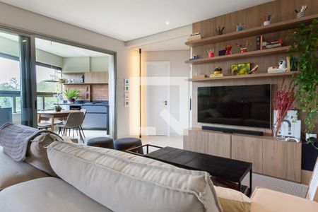 Sala de TV de apartamento à venda com 3 quartos, 126m² em Vila das Flores, Nova Lima