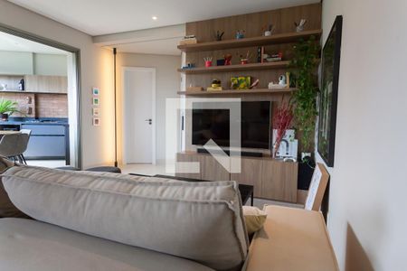 Sala de TV de apartamento à venda com 3 quartos, 126m² em Vila das Flores, Nova Lima
