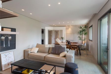 sala de apartamento à venda com 3 quartos, 126m² em Vila das Flores, Nova Lima