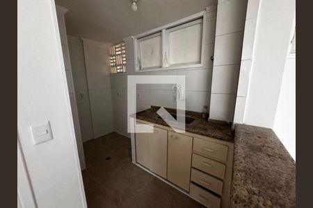 Cozinha de apartamento para alugar com 1 quarto, 50m² em Ilha Porchat, São Vicente