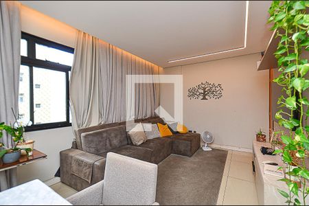 Sala de Estar de apartamento à venda com 3 quartos, 100m² em Savassi, Belo Horizonte