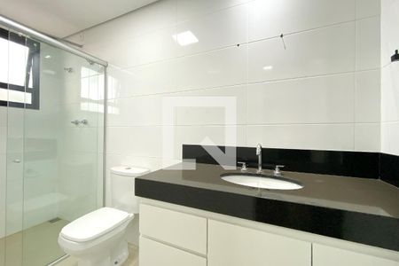 Banheiro da Suíte 1 de apartamento à venda com 3 quartos, 92m² em Barroca, Belo Horizonte