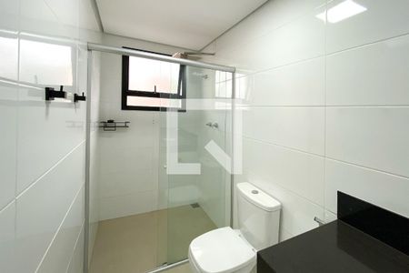 Banheiro da Suíte 1 de apartamento à venda com 3 quartos, 92m² em Barroca, Belo Horizonte