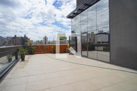 Área comum de kitnet/studio para alugar com 1 quarto, 24m² em Independência, Porto Alegre