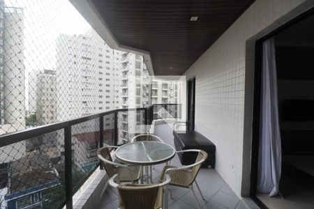 Varanda de apartamento para alugar com 3 quartos, 134m² em V Guaruja, Guarujá