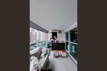 Varanda da Sala de apartamento para alugar com 3 quartos, 188m² em Água Rasa, São Paulo