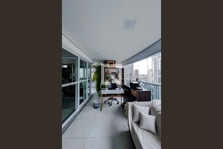 Varanda da Sala de apartamento para alugar com 3 quartos, 188m² em Água Rasa, São Paulo