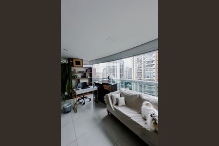 Varanda da Sala de apartamento para alugar com 3 quartos, 188m² em Água Rasa, São Paulo