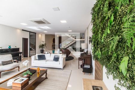 Sala de casa de condomínio à venda com 4 quartos, 485m² em Tamboré, Santana de Parnaíba